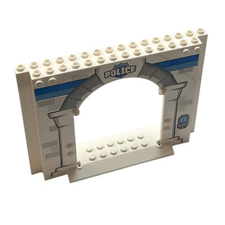 Panel 4x16x10 with Police Pattern, Part# 15626pb02 Part LEGO®