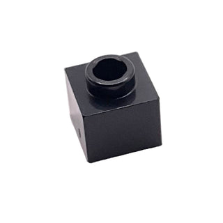 Brick, Modified 1 x 1 x 2/3 with Open Stud, Part# 86996 Part LEGO® Black