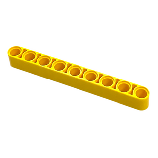 Technic, Liftarm Thick 1x9, Part# 40490 Part LEGO® Yellow 1 Part