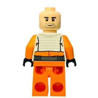 Poe Dameron (Pilot Jumpsuit without Belts and Pipe, Hair), sw1019 Minifigure LEGO®