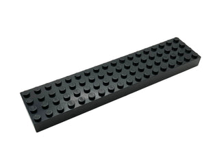 Brick 4x18, Part# 30400 Part LEGO® Black Very Good