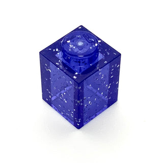 Brick 1x1, Part# 3005 Part LEGO® Glitter Trans-Purple