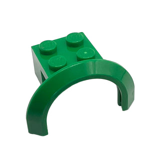 Vehicle, Mudguard 4 x 2 1/2 x 1 2/3 with Arch Round, Part# 50745 Part LEGO® Green