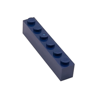 Brick 1x6, Part# 3009 Part LEGO® Dark Blue 1 Part