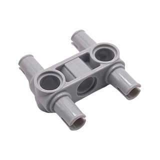 Technic, Pin Connector Perpendicular 3L with 4 Pins, Part# 48989 Part LEGO® Light Bluish Gray