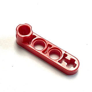 Technic, Liftarm, Modified Stud Connector Thin 1x4, Part# 2825 Part LEGO® Red