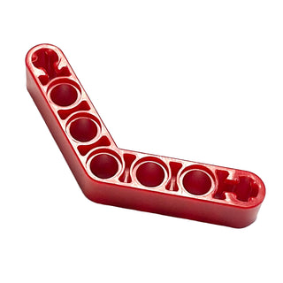 Technic, Liftarm, Modified Bent Thick 1 x 7 (4 - 4), Part# 32348 Part LEGO® Red