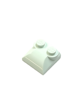 Slope, Curved 2 x 2 x 2/3 with 2 Studs and Curved Sides, Part# 47457 Part LEGO® Light Aqua
