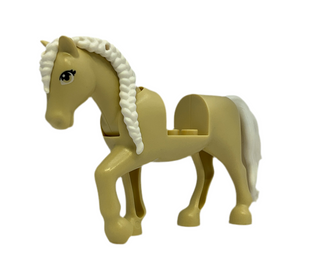 Horse with Molded White Tail, bb1279c02pb02 LEGO® Animals LEGO®