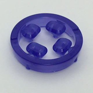 Rock Faceted with Small Pin (Infinity Stone), 4 on Sprue, Part# 36451 Part LEGO® Trans-Purple  
