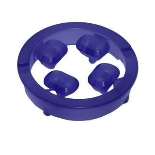 Rock Faceted with Small Pin (Infinity Stone), 4 on Sprue, Part# 36451 Part LEGO® Trans-Purple