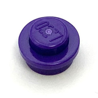 Plate Round 1x1, Part# 4073 Part LEGO® Dark Purple