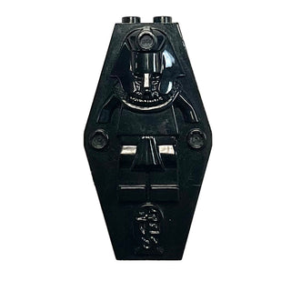 Container, Coffin Lid with Mummy Relief Plain (Sarcophagus), Part# 30164 Part LEGO® Black