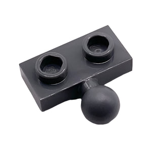 Plate, Modified 1x2 with Tow Ball on Side, Part# 14417 Part LEGO® Dark Bluish Gray