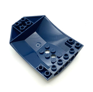 Cockpit 8x6x2 Curved, Part# 42021 Part LEGO® Dark Blue