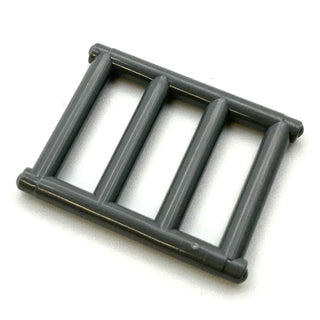 Bar 1x4x3 Grille with End Protrusions, Part# 62113 Part LEGO® Dark Bluish Gray  