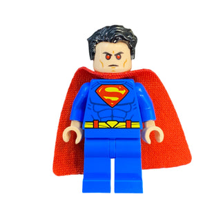 Superman - Blue Suit, Spongy Cape, Tousled Hair / Red Eyes, sh1006 Minifigure LEGO®