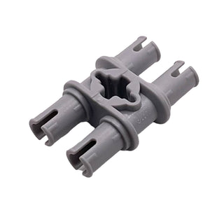 Technic, Pin Double with Axle Hole, Part# 32138 Part LEGO® Light Bluish Gray