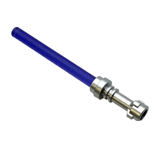 Star Wars Lightsaber Blade (Multiple Colors) and Metallic Silver Hilt, Part# 64567 + 30374 Part LEGO® Trans-Purple