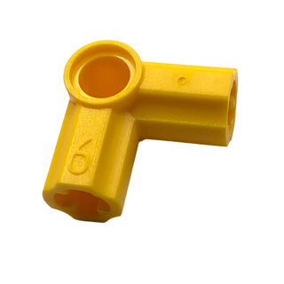 Technic, Axle and Pin Connector Angled #6 (90 Degrees), Part# 32014 Part LEGO® Yellow