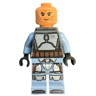 Jango Fett - Nougat Head, Plain Arms, sw1433 Minifigure LEGO®