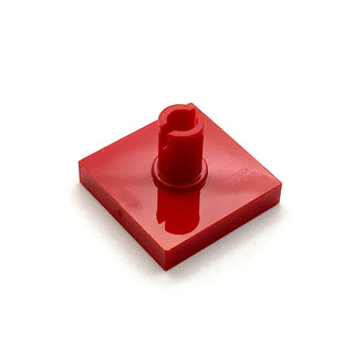 Tile Modified 2x2 with Pin, Part# 2460 Part LEGO® Red  