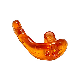 Wave Rounded Energy with Bar Handle (Power Blast), Part# 27393 Part LEGO® Trans-Orange