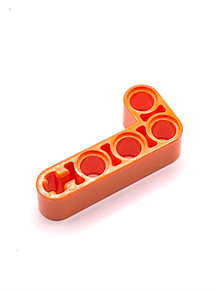 Technic, Liftarm, Modified Bent Thick L-Shape 2x4, Part# 32140 Part LEGO® Orange