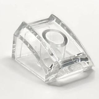 Slope, Curved 2x2 Lip, Part# 30602 Part LEGO® Trans-Clear