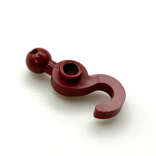 Hook with Tow Ball, Part# 30395 Part LEGO® Dark Red  