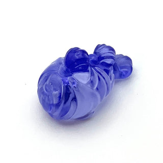 Minifigure Hair, Ponytail with Tied Sections (Rey), Part# 21777 Part LEGO® Prototype Trans-Purple