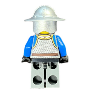 Castle - King's Knight Scale Mail, Crown Belt, Helmet with Broad Brim, Open Grin, cas517 Minifigure LEGO®