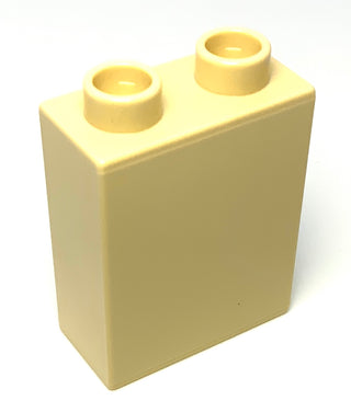 Duplo, Brick 1x2x2 without Bottom Tube, Part# 4066 Part LEGO® Tan  
