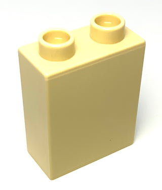 Duplo, Brick 1x2x2 without Bottom Tube, Part# 4066 Part LEGO® Tan
