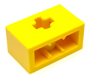 Technic, Brick 1x2 with Axle Hole (+ Shape) and Inside Side Supports, Part# 32064c Part LEGO®   
