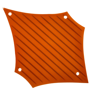 Plastic Sail 24 x 17 with Brown Lines Pattern, Part# 14187 Part LEGO® Very Good