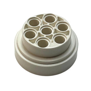 Wheel 32mm D. x 15mm Technic, Part# 60208 Part LEGO® White Very Good