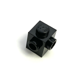 Brick, Modified 1x1 with Studs on 2 Sides (Adjacent), Part# 26604 Part LEGO® Black