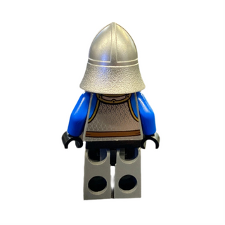 King's Knight Scale Mail, Crown Belt, Helmet with Neck Protector, Smirk, cas536 Minifigure LEGO®