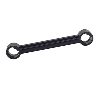 Technic, Link 1 x 6 with Stoppers, Part# 2739b Part LEGO® Black