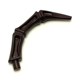 Appendage Bony Small with Bar End (Leg/Rib/Tail), Part# 15064 Part LEGO® Dark Brown  