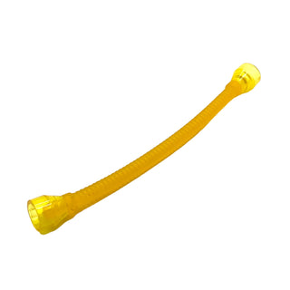 Hose, Flexible 8.5L with (Same Color) Tabless Ends, Part# 73590c01a Part LEGO® Trans-Yellow Very Good
