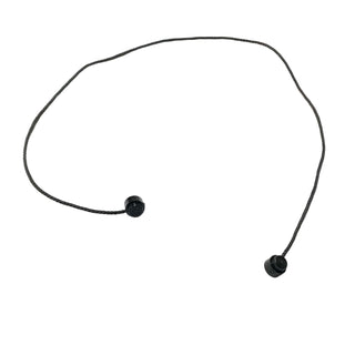 String with End Studs (40L Overall) with (Same Color) Studs Pattern, Part# x127c40pb01 Part LEGO® Black