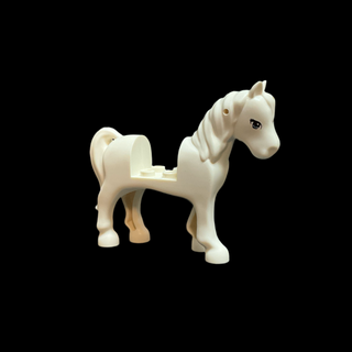 Horse with Bright Light Blue Eyes and 3 Black Eyelashes LEGO® Animals LEGO®