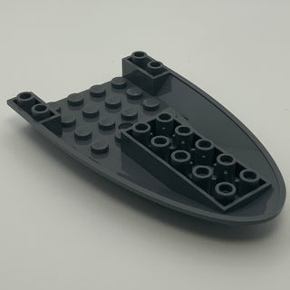 Aircraft, Bottom Fuselage Curved 6x10, Part# 87611 Part LEGO® Dark Bluish Gray  