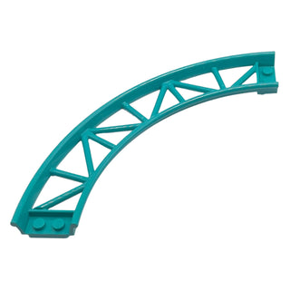 Roller Coaster Curve, 90 Degrees, Part# 25061 Part LEGO® Dark Turquoise