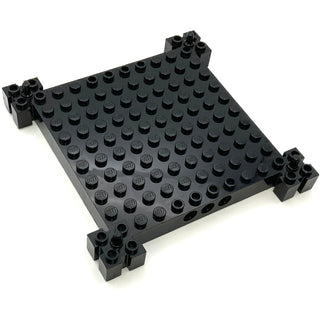 Brick Modified 12x12 Base, Part# 30645 Part LEGO® Black