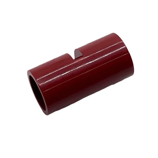 Technic, Pin Connector Round 2L with Slot (Pin Joiner Round), Part# 62462 Part LEGO® Dark Red
