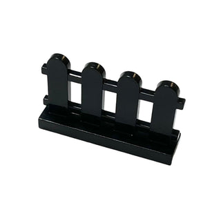 Fence 1x4x2 Paled (Picket), Part# 33303 Part LEGO® Black 1 Part