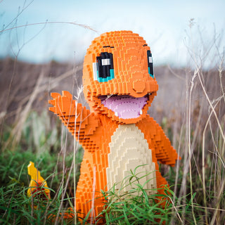 Fire Lizard Life-Sized Sculpture Building Kit Bricker Builds